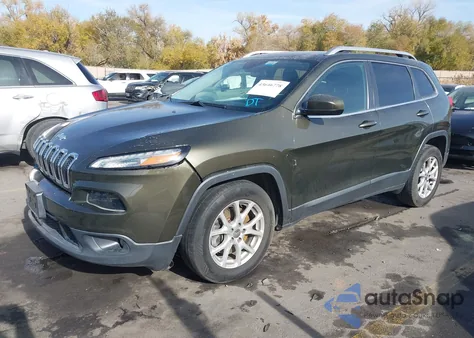 2015 Jeep Cherokee Latitude из США, поврежденный, VIN 1C4PJMCB1FW744129